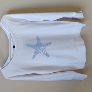 NWT GEAR Starfish Sweatshirt White  Medium